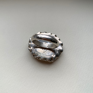 Navigator Ring #2 in Sterling Silver - Size 7.5 - OOAK